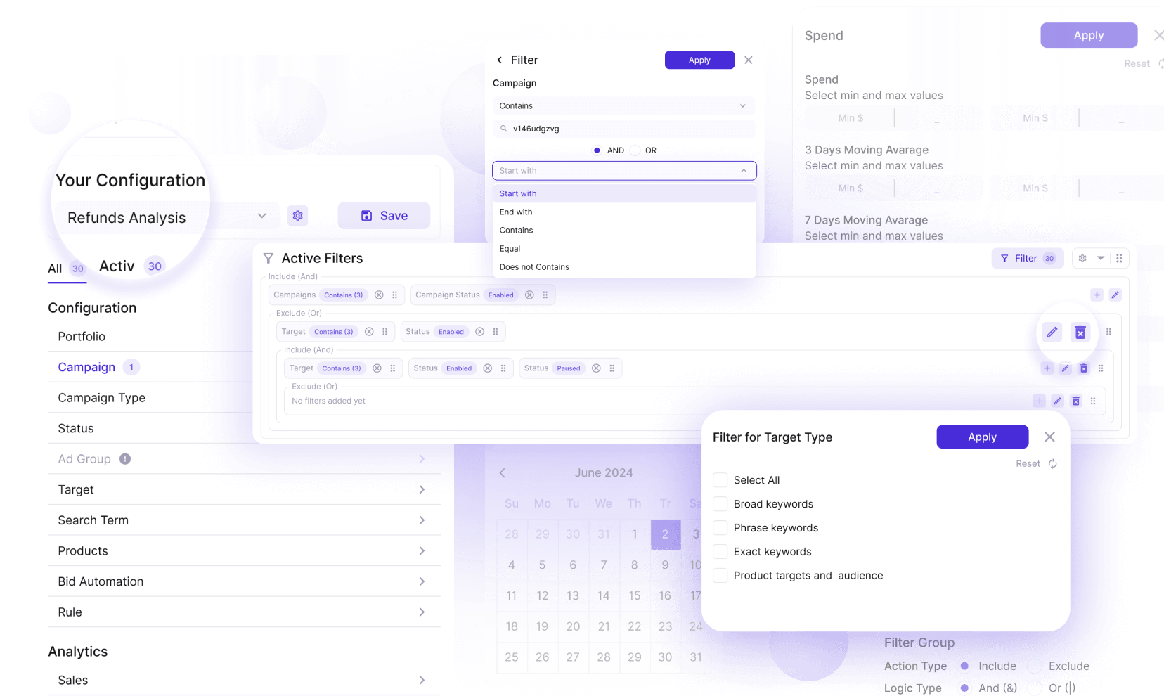 Advanced Filtering for Deep Analysis